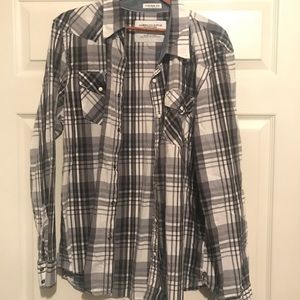 Men's American Eagle plaid button down